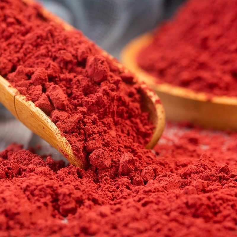 Levedura de arroz em pó vermelho Monacolin K